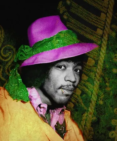 Fotografia Mankowitz - Jimi with Hat