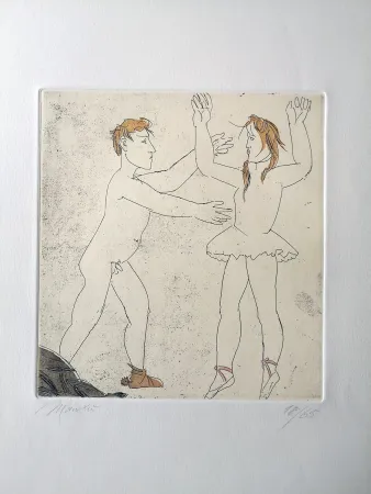 Água-Forte Manzu - Passo di danza 1