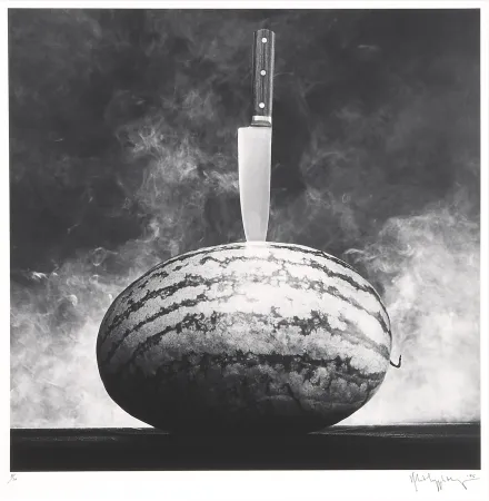 Fotografia Mapplethorpe - Watermelon with Knife 