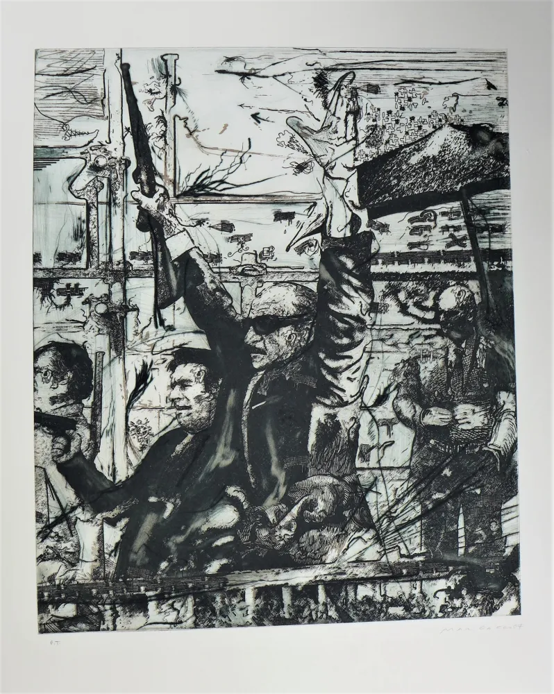 Água-Forte E Água-Tinta Marcaccio - Sans titre 2