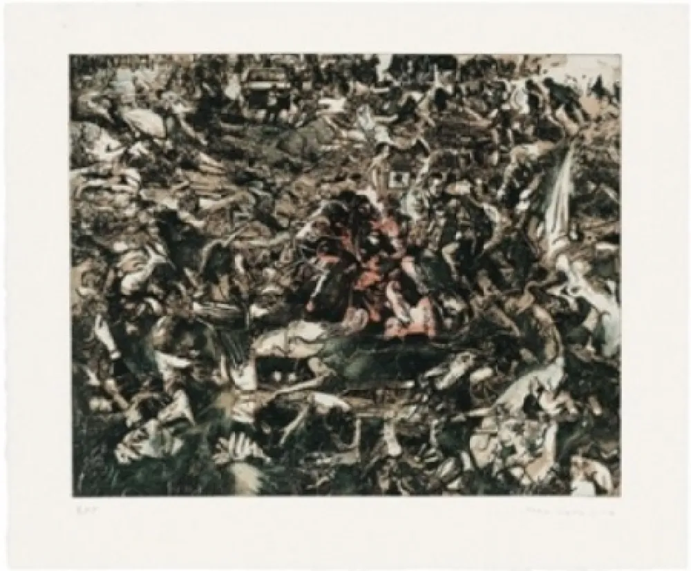 Água-Forte E Água-Tinta Marcaccio - Sans titre 5