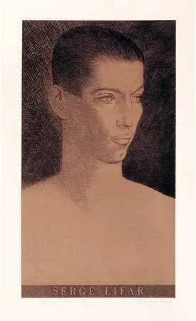 Gravura Marcoussis - Portrait de Serge Lifar