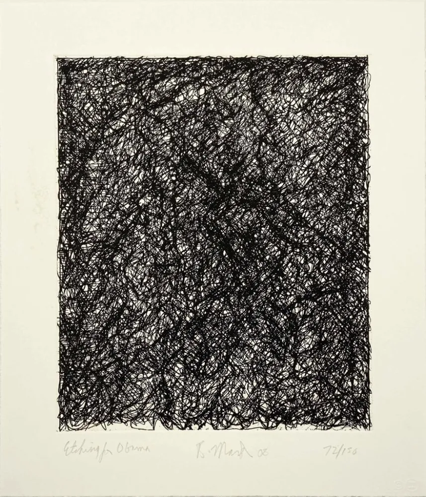 Gravura Marden - Etching for Obama from the Artists for Obama Portfolio