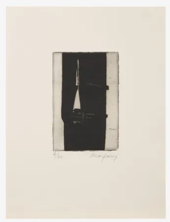 Água-Forte Marfaing - Sans titre, 1975. Eau-forte signée. 