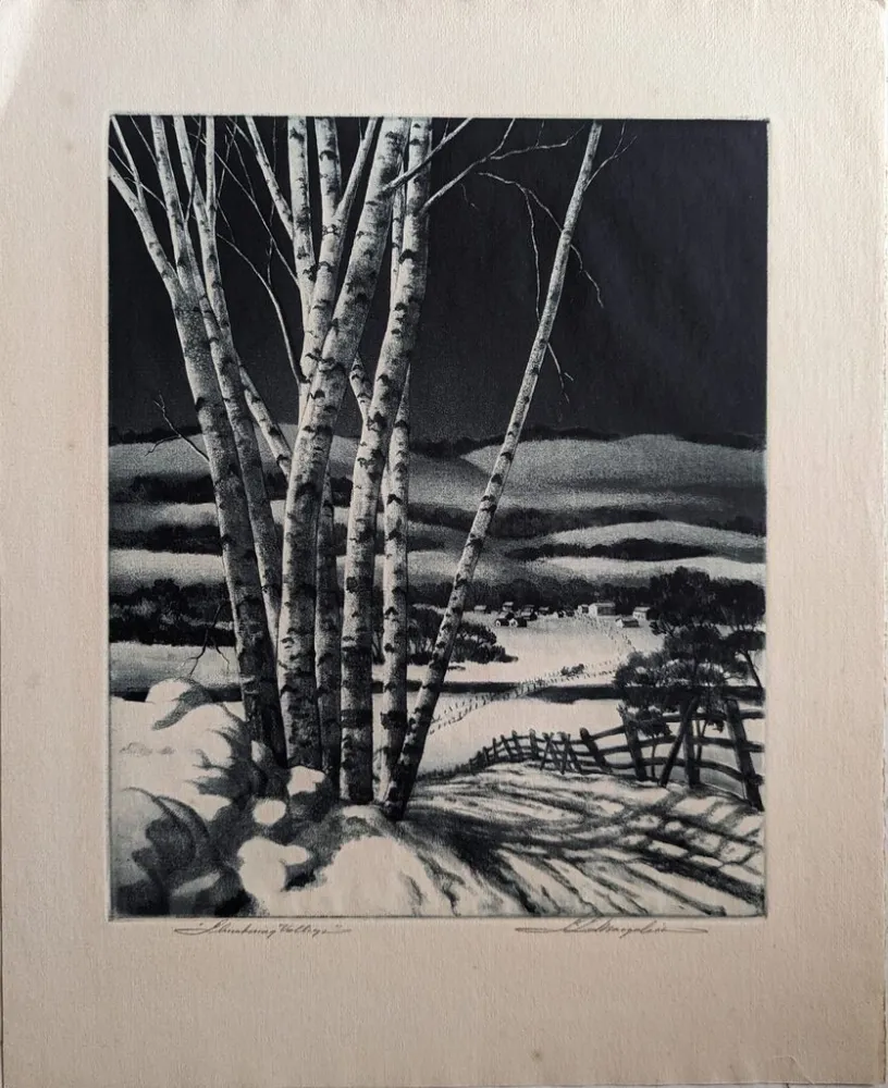 Água-Forte E Água-Tinta Margolies - Slumbering Meadows (or 