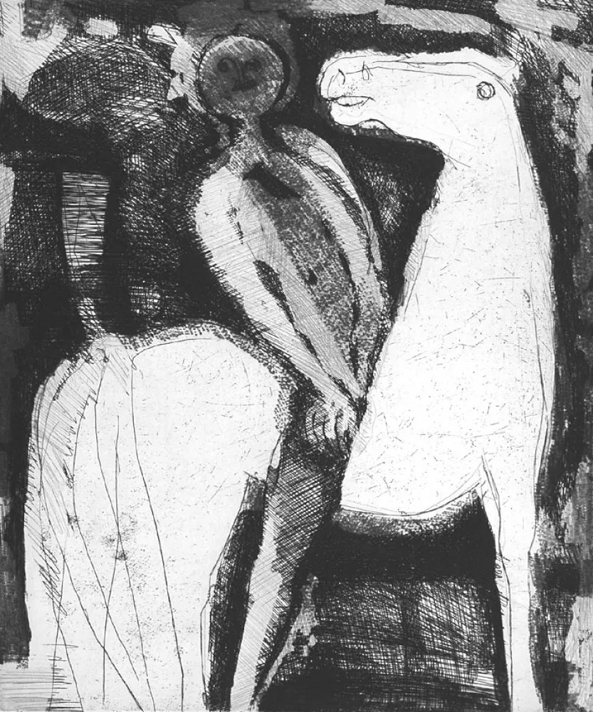 Água-Forte Marini - Cavaliere