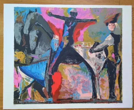 Litografia Marini - Il grande teatro delle maschere