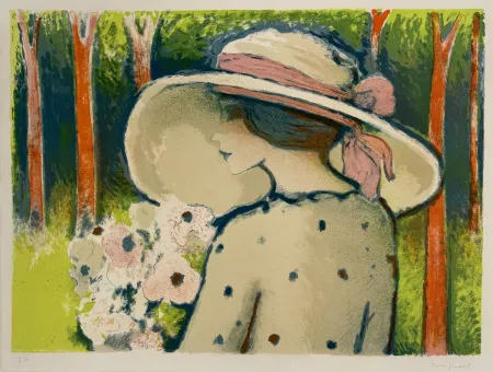 Litografia Marini - Le Arbes Rouge