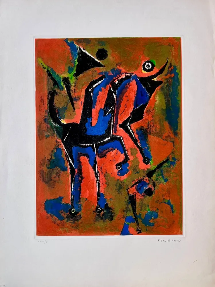 Água-Forte E Água-Tinta Marini - Les jongleurs 
