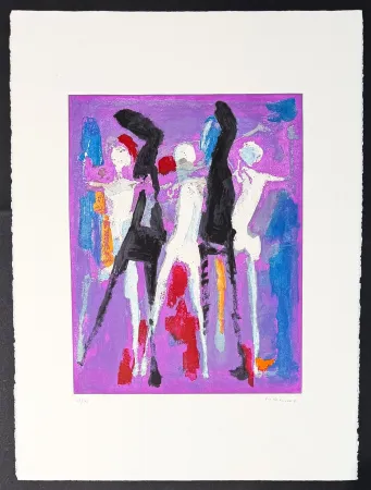 Gravura Marini - Marino Marini (1901–1980) - MARINO FROM SHAKESPEARE II - Color drypoint etching and aquatint on paper - 1978