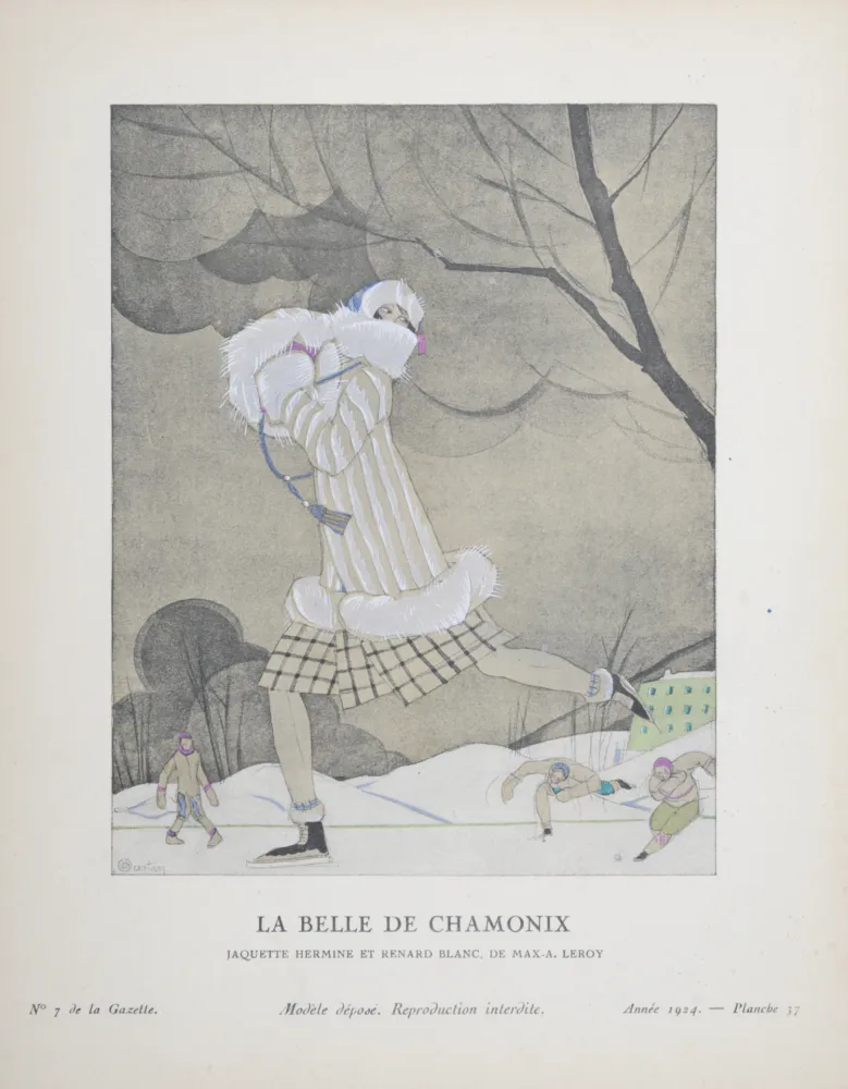 Estêncil Martin - La Belle de Chamonix, 1924