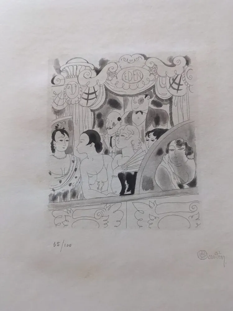 Água-Forte E Água-Tinta Martin - La Petite Infante