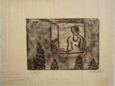 Gravura Martini - Attesa