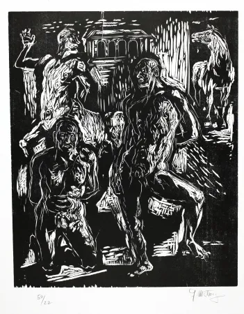 Xilogravura Martinz - Ilyade