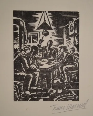 Xilogravura Masereel - Emile Zola, Germinal
