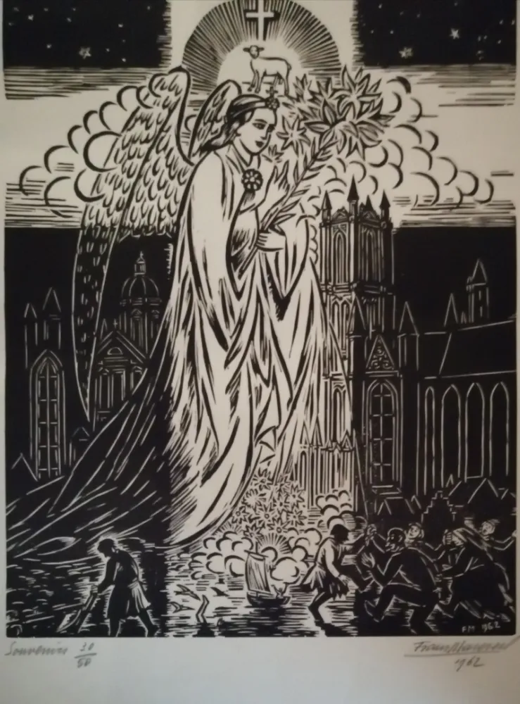 Xilogravura Masereel - Souvenirs