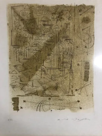 Múltiplo Masson - Abstract composition I, ca.