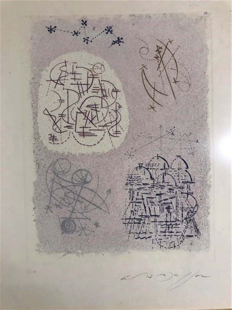 Múltiplo Masson - Abstract composition II, ca.