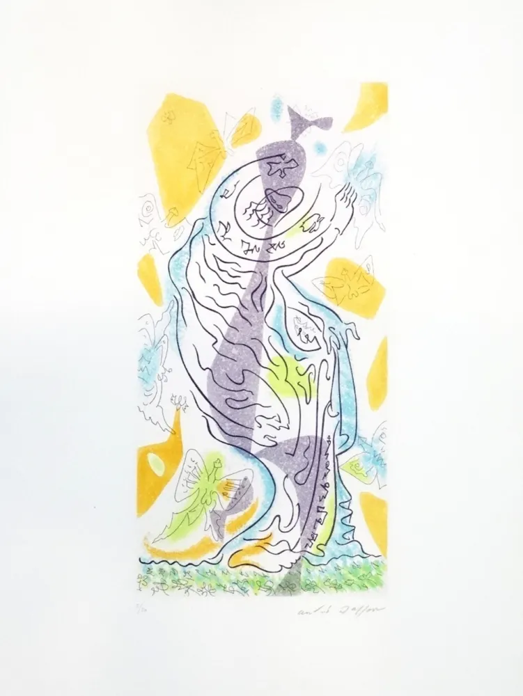 Água-Forte Masson - Charmeuses de papillons 