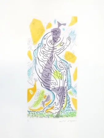 Água-Forte Masson - Charmeuses de papillons 