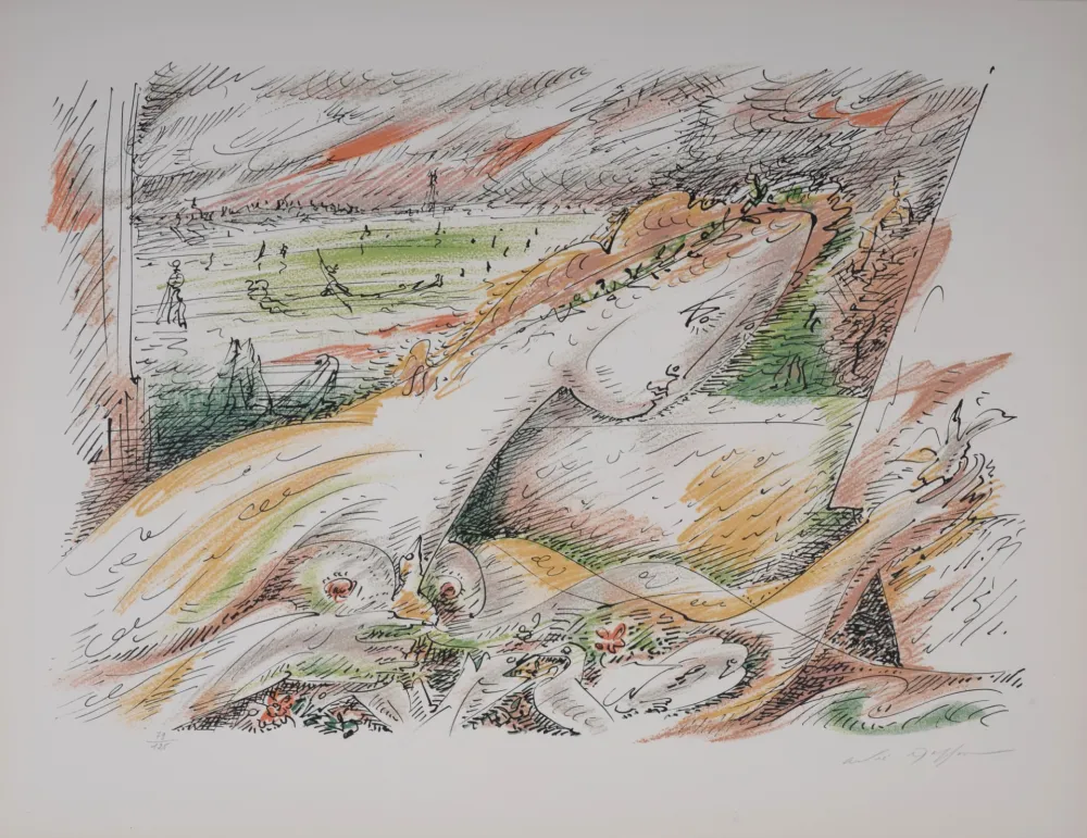 Litografia Masson - Dalila. 1975 - Hand-signed & numbered!