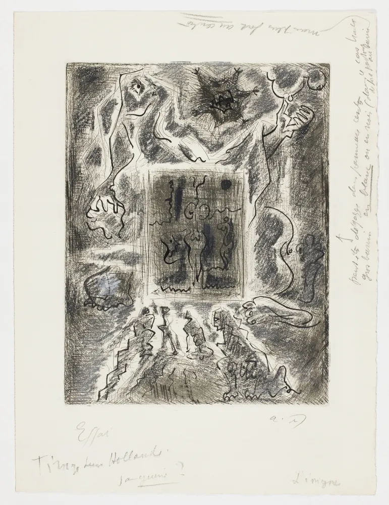 Gravura Masson - Enigme (Enigma)