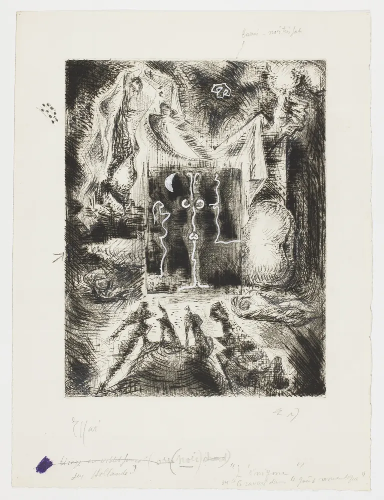 Gravura Masson - Enigme (Enigma)