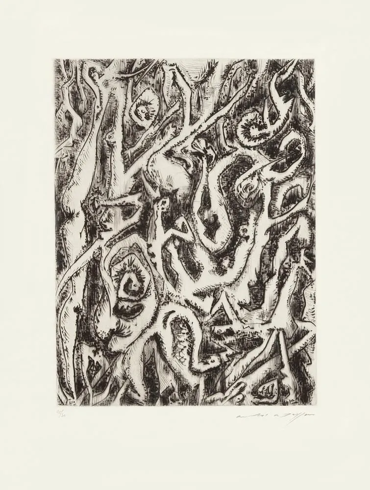 Água-Forte Masson - Êtres enchevêtrés