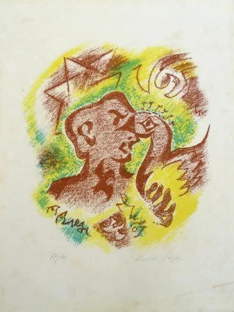 Litografia Masson - Figure