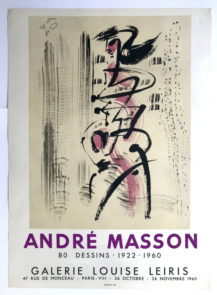 Cartaz Masson - Galerie Louise Leiris