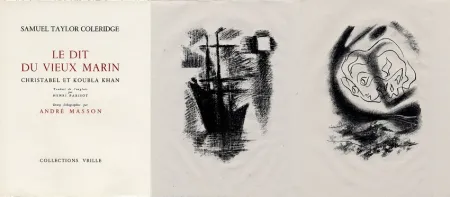 Livro Ilustrado Masson - LA CHANSON DU VIEUX MARIN.24 lithographies originales.