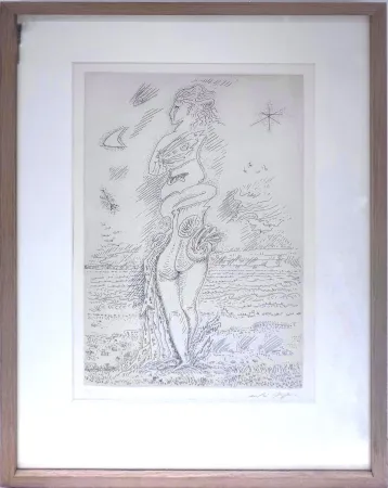 Água-Forte Masson - La jeunesse d'Isis 