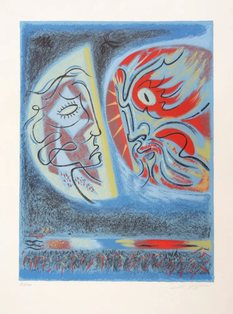 Sem Técnica Masson - La lune et le soleil