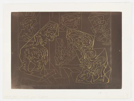 Água-Forte E Água-Tinta Masson - L'atelier du sculpteur (The sculptor's studio)