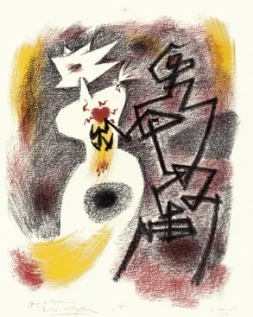 Litografia Masson - Le Coeur volé