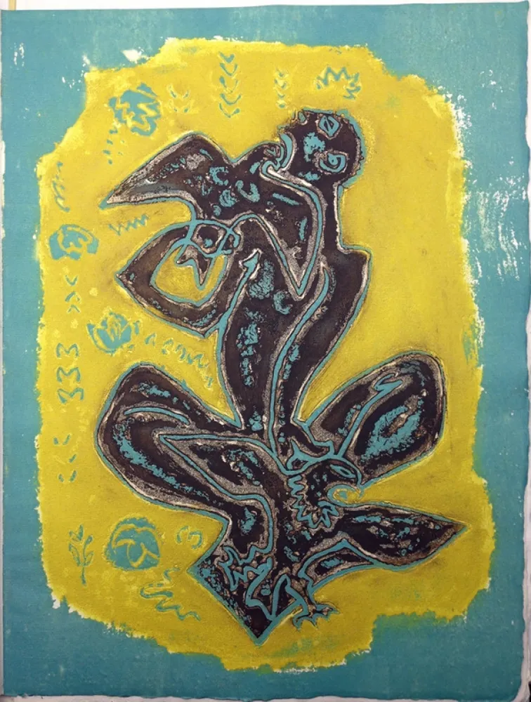 Livro Ilustrado Masson - LES HAIN-TENY. 16 eaux-fortes et reliefs en couleurs.