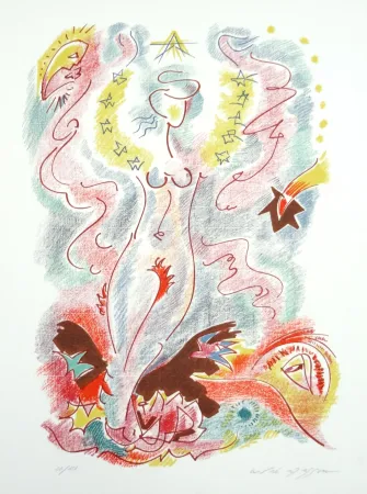 Litografia Masson - Les sonnets de Louise Labé 5