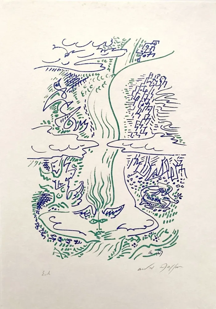 Litografia Masson - Maria tu sais