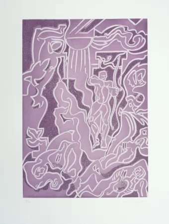 Água-Forte Masson - Massacre des prétendants