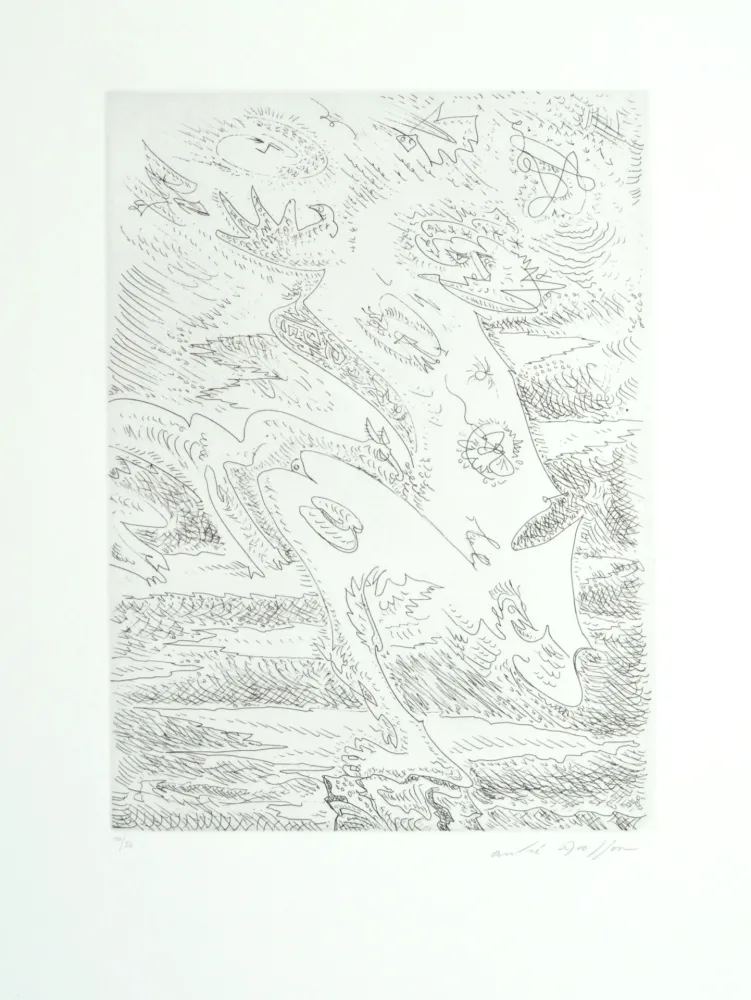 Água-Forte Masson - Métamorphose sur la cime