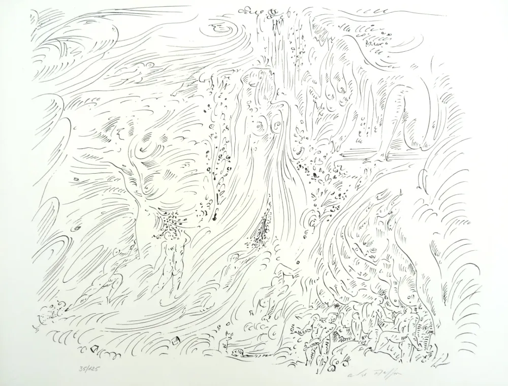 Litografia Masson - Naïades