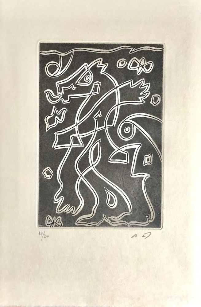 Água-Forte E Água-Tinta Masson - Ô mésange, ô peut-être