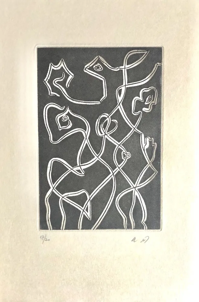 Água-Forte E Água-Tinta Masson - Ô mésange, ô peut-être