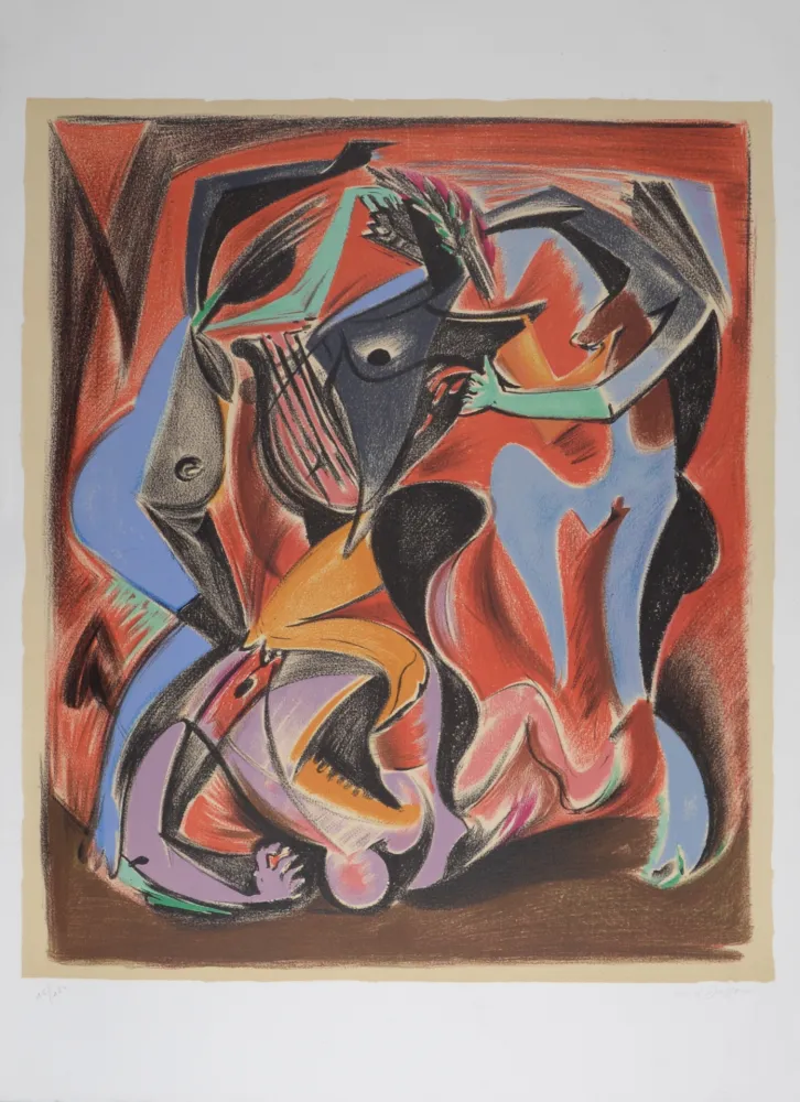 Litografia Masson - Orphée