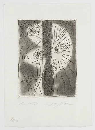 Gravura Masson - Peine perdue (In vain)