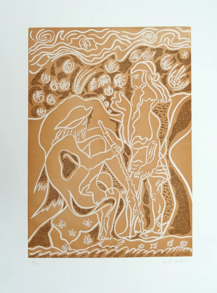 Água-Forte Masson - Reconnaissance par le porcher