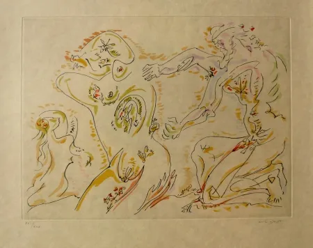 Água-Forte E Água-Tinta Masson - Sans titre