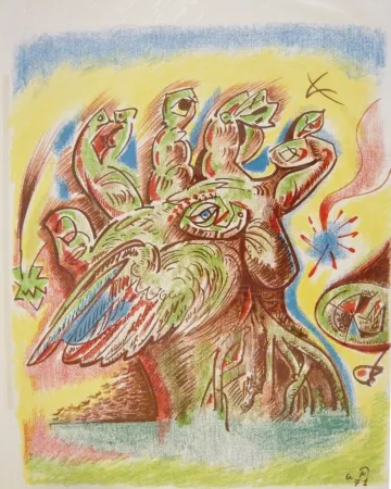 Litografia Masson - Sans titre