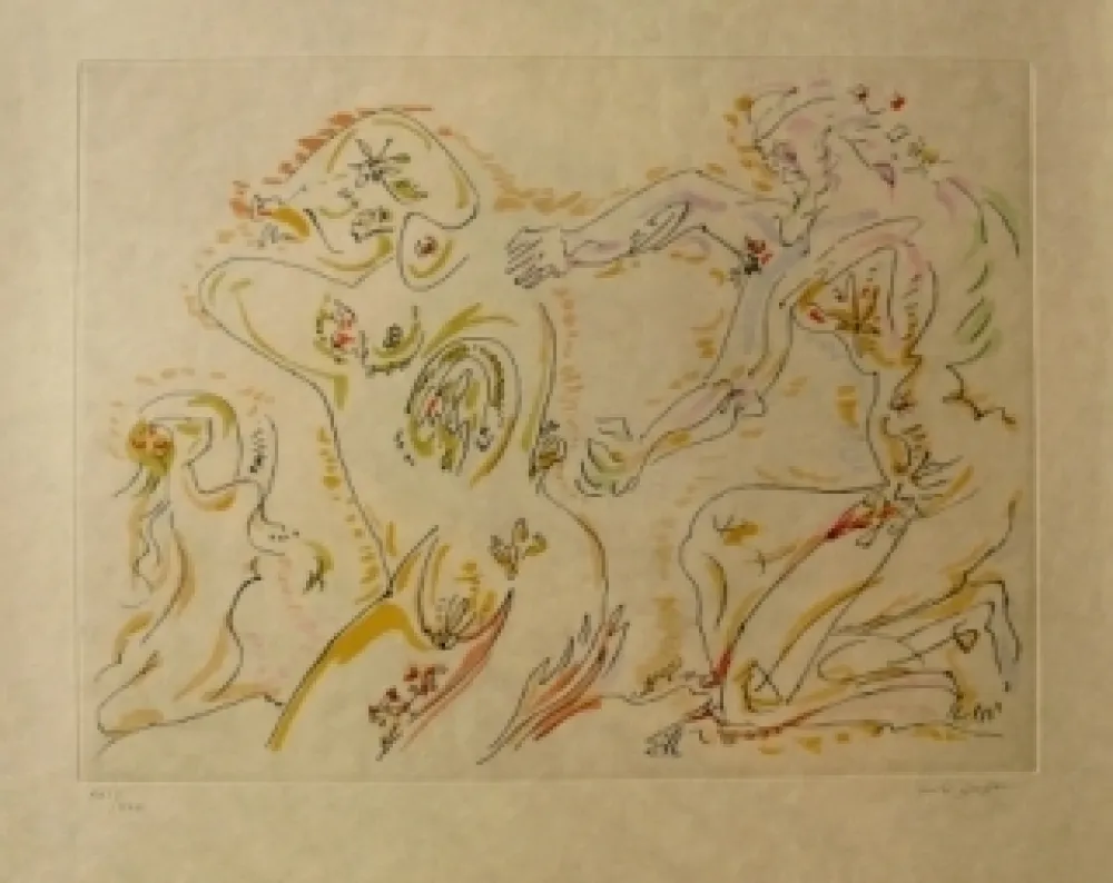 Água-Forte E Água-Tinta Masson - Sans titre