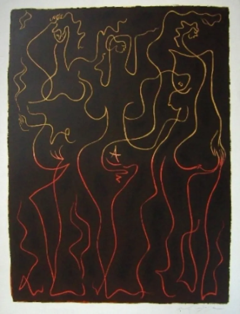 Litografia Masson - Sans titre